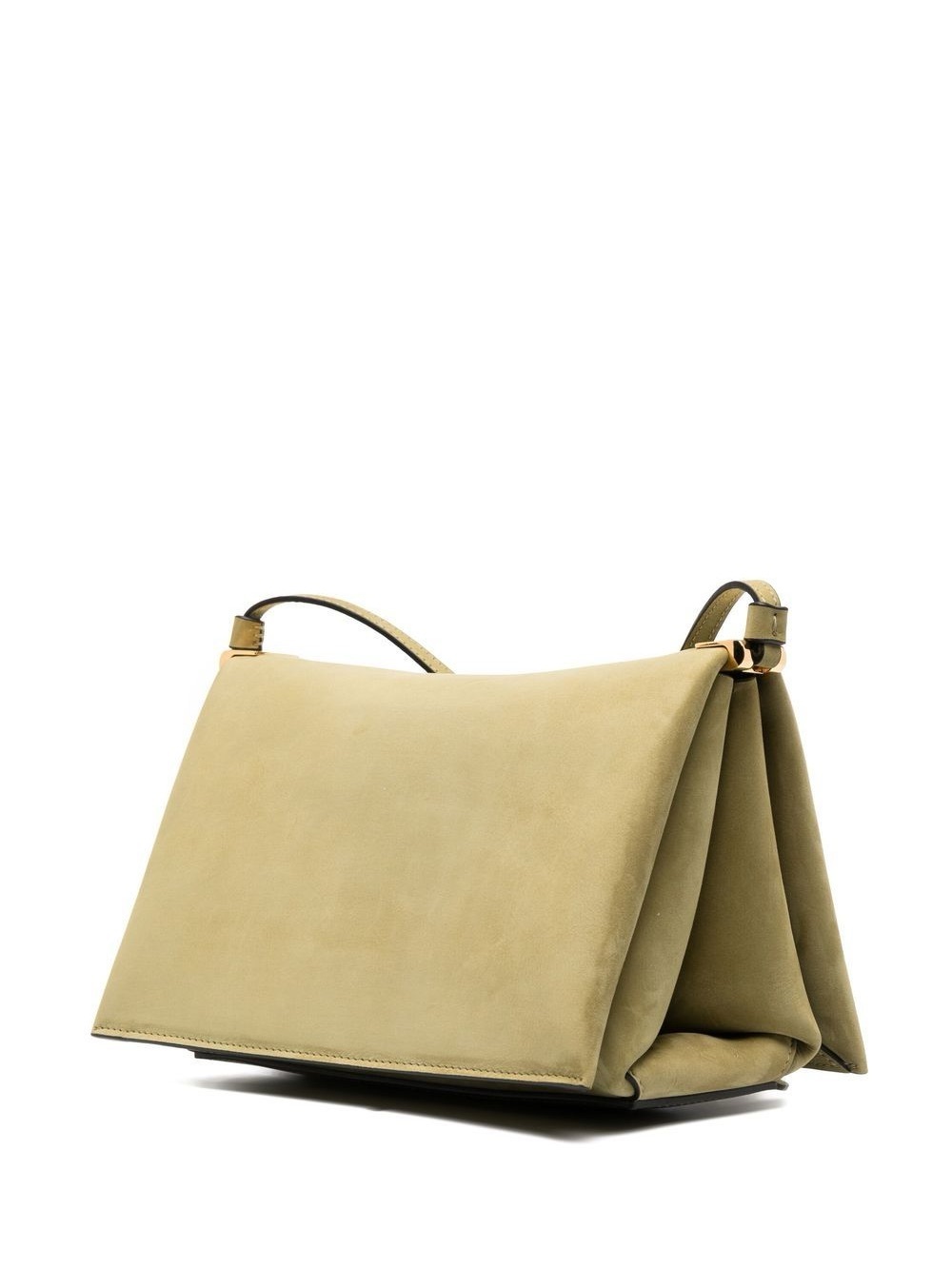 Wandler Uma Baguette Bag, Soft Olive Suede
